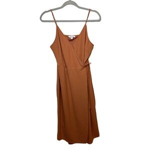 Nine West Wrap Adjustable Spaghetti Strap Dress Size L